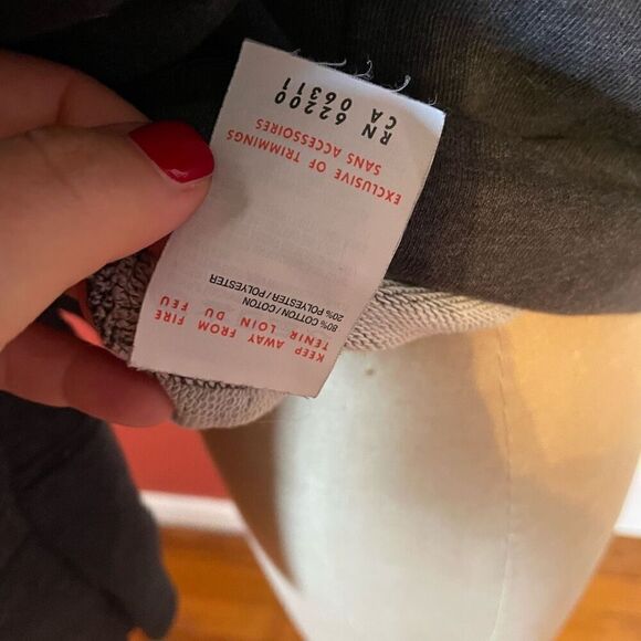 PUMA | dark gray cowl neck sweatshirt S - Picture 8 of 8